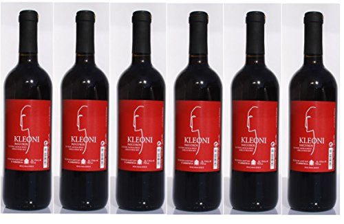 6x Kleoni Rotwein Imiglykos lieblich Lafkioti je 750ml + 2 Probier Sachets Olivenöl aus Kreta a 10 ml - griechischer roter Wein Rotwein Griechenland Wein Set