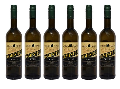 6x Demestica je 750 ml griechischer Weißwein trocken Achaia Clauss 12{a9693c0398ccefd254e5a71ea915a3f7e400cf94c92e6cd81cc9c23a02374c4f} + 2 Probier Sachets Olivenöl aus Kreta a 10 ml - griechischer weißer Wein Tafelwein 6x Demestica je 750 ml griechischer Weißwein trocken Achaia Clauss 12{a9693c0398ccefd254e5a71ea915a3f7e400cf94c92e6cd81cc9c23a02374c4f} + 2 Probier Sachets Olivenöl aus Kreta a 10 ml - griechischer weißer Wein Tafelwein