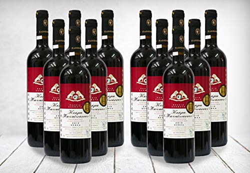 Griechischer Fein Wein, Estate Papaioannou Old Vines Trockener Bio-Rotwein, 100% Agiorgitiko P.D.O Nemea, Griechenland 2010 (Weinkiste 12 x 0,75l Flaschen)